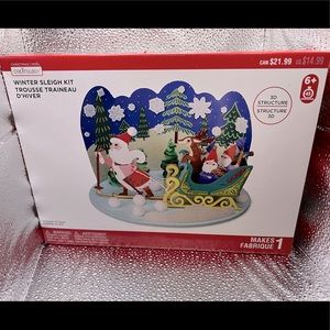 Creatology Winter Sleigh Kit 3D Structure Craft 🎄